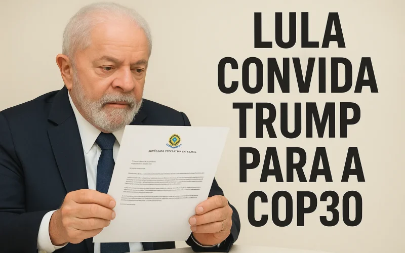 Lula envia carta convidando Trump para a COP30