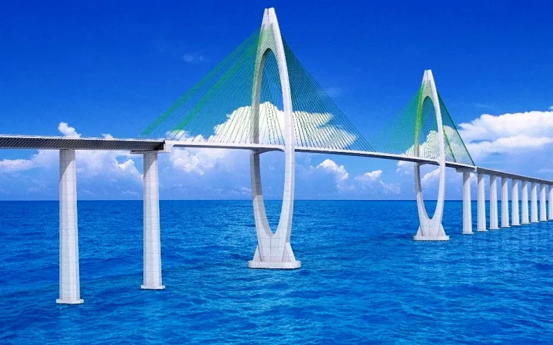 China inicia megaobra da Ponte Salvador-Itaparica: 12 km sobre o mar