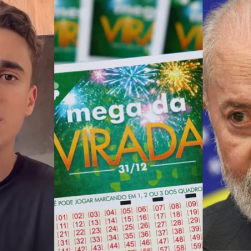 Nikolas insinua que Lula é o responsável pelo atraso do sorteio da Mega da Virada: “Moraes decide quem é o ganhador”