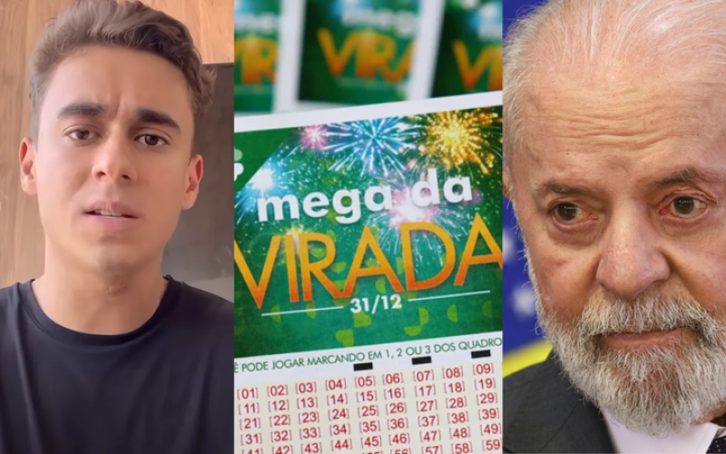 Nikolas insinua que Lula é o responsável pelo atraso do sorteio da Mega da Virada: “Moraes decide quem é o ganhador”